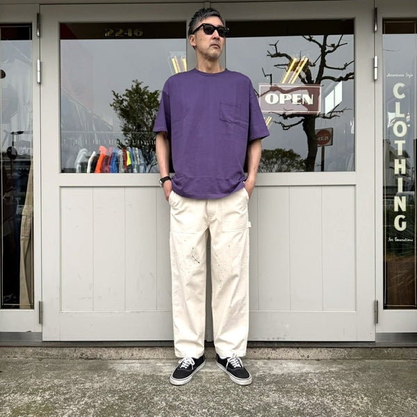 ILL ONE EIGHTY - PLAIN POCKET TEE - PURPLE