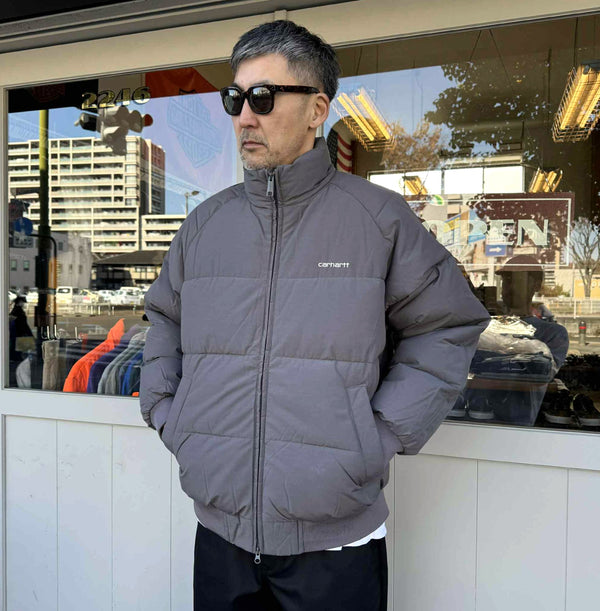 Carhartt WIP - NEBRASKA JACKET - PORPHRY / WHITE