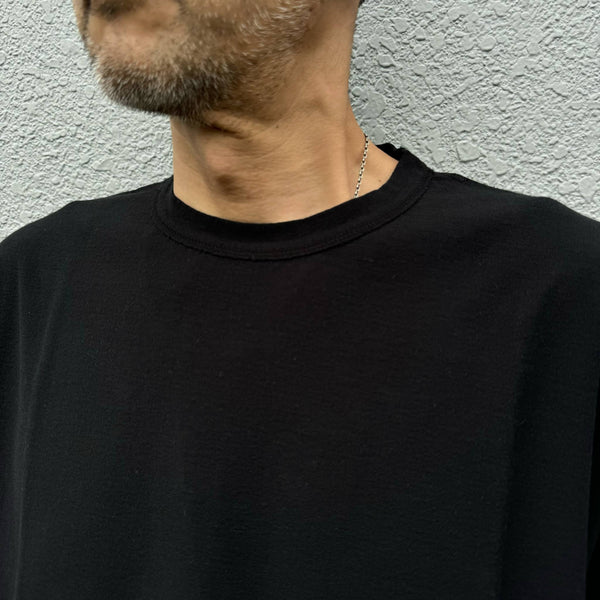 ARMY TWILL - BACK JERSEY HALF SLEEVE TEE - BLACK