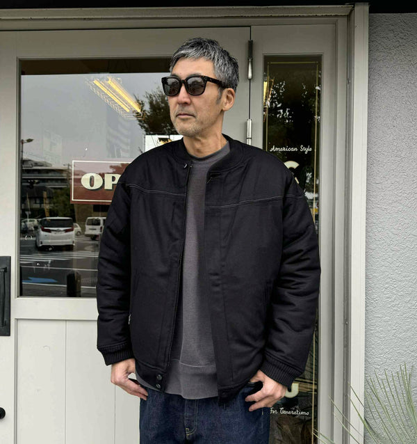 TOWNCRAFT - BLACK DERBY STYLED JACKET - BLACK