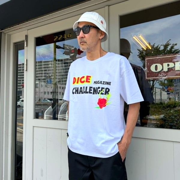 CHALLENGER - S/S DRY DICE TEE - WHITE