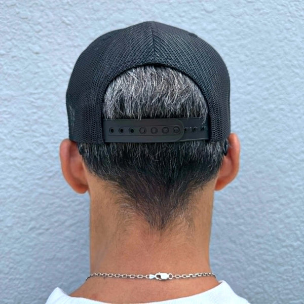 BRIXTON - LEAPER MP ALL MESH TRUCKER HAT - BLACK