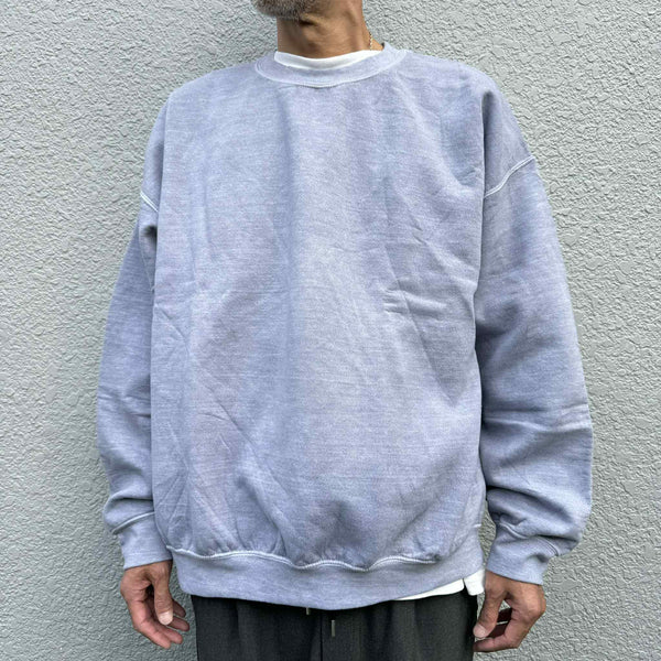 TOWNCRAFT -  90'S PIGMENT CREW SWEAT  - GRAY