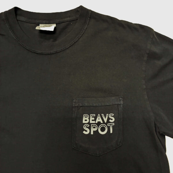 BEAVS SPOT - SHOP POCKET TEE - BLACK