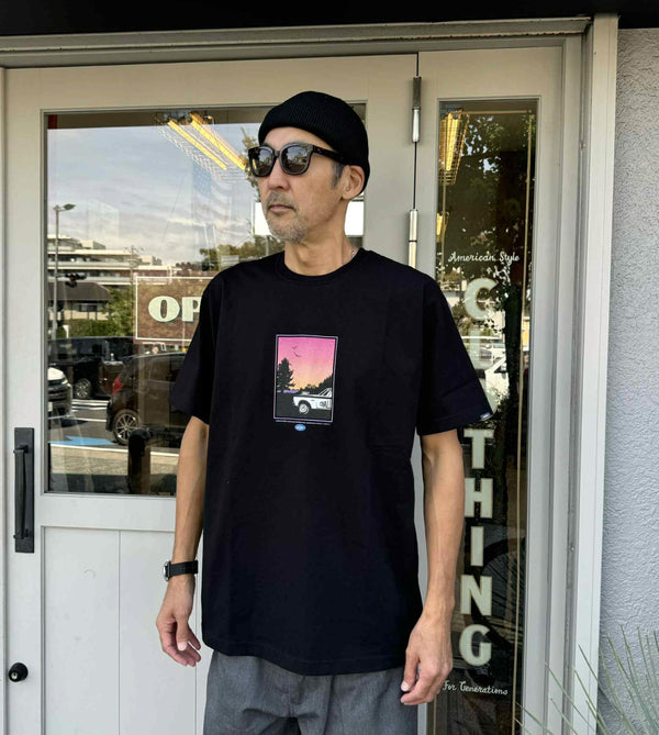 CHALLENGER - CRUSING TEE - BLACK