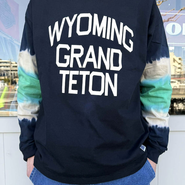 ILL ONE EIGHTY - WYOMING TIE DYE L/S TEE - BLACK