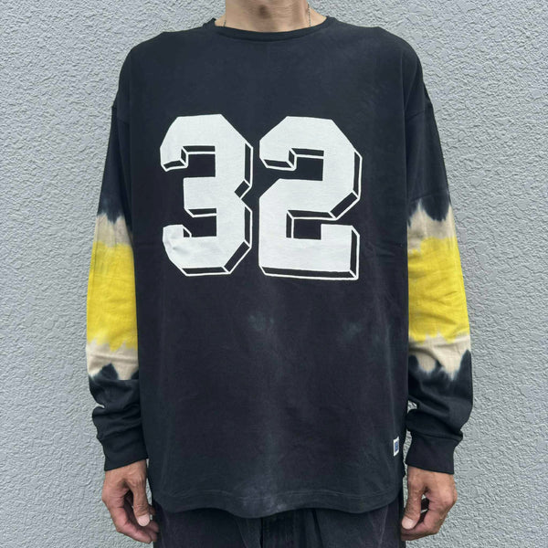ILL ONE EIGHTY - "32" TIE DYE LS TEE - BLACK