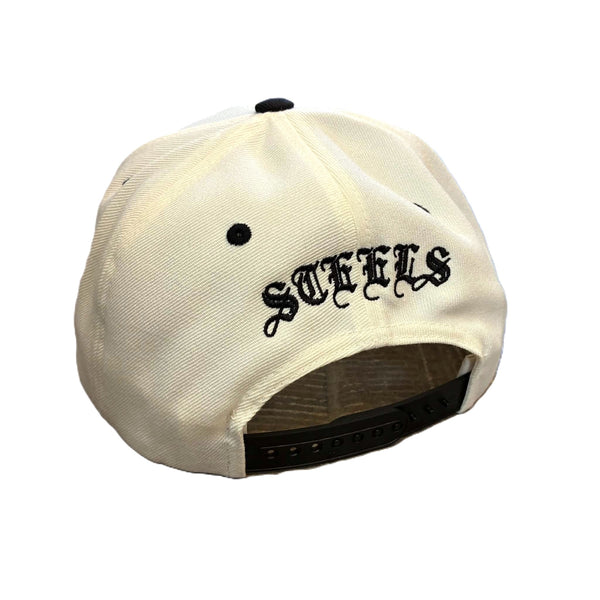 STEELS - S HAT - OFF WHITE x BLACK
