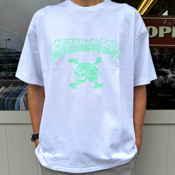 CHALLENGER - SKULL TEE - WHITE