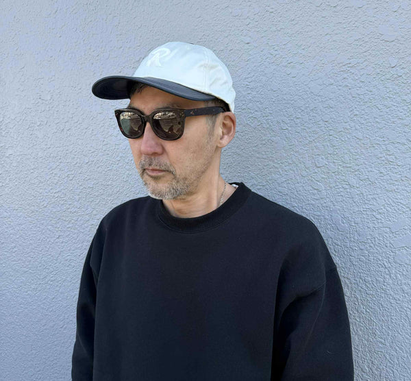 RACAL - SATIN B.B CAP - IVORY x NAVY