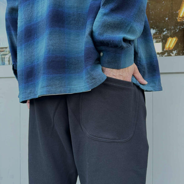 ARMY TWILL - SWEAT PANTS - BLACK