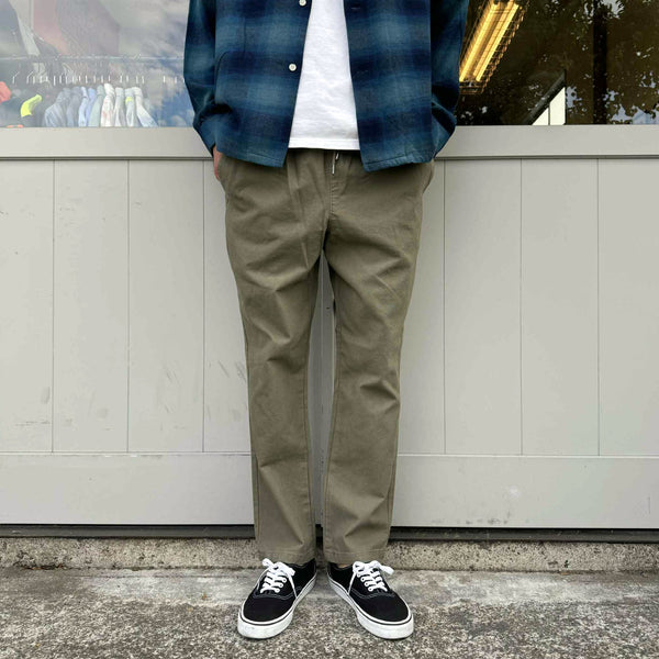 FIVE BROTHER - DUCK EASY PANTS - L.OLIVE