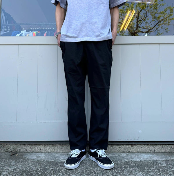 FIVE BROTHER - SEER SUCKER EASY PANTS - BLACK