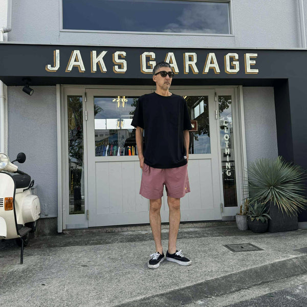 Carhartt WIP - CHASE SWIM TRUNKS - DUSTY PINK/GOLD