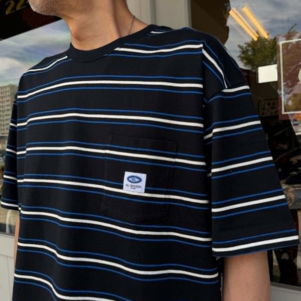 CHALLENGER - S/S AUTHENTIC BORDER TEE - BLACK