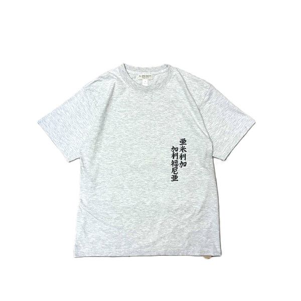 ILL ONE EIGHTY - AMERICAN WAVE TEE - WHITE HEATHER