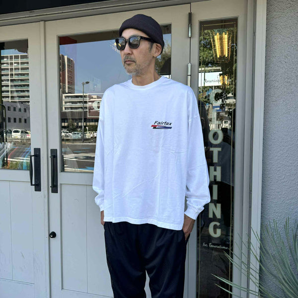 melple - PASADENA LONG SLEEVE (Fairfax) - WHITE