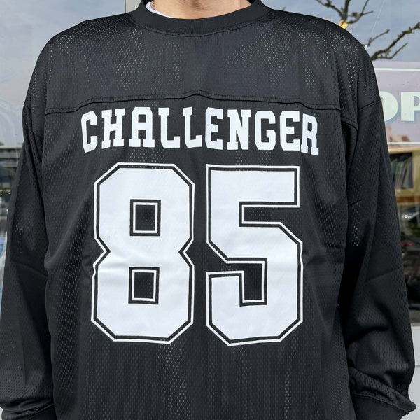 CHALLENGER - L/S NUMBERS DRY MESH TEE - BLACK