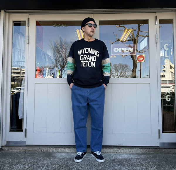 ILL ONE EIGHTY - WYOMING TIE DYE L/S TEE - BLACK