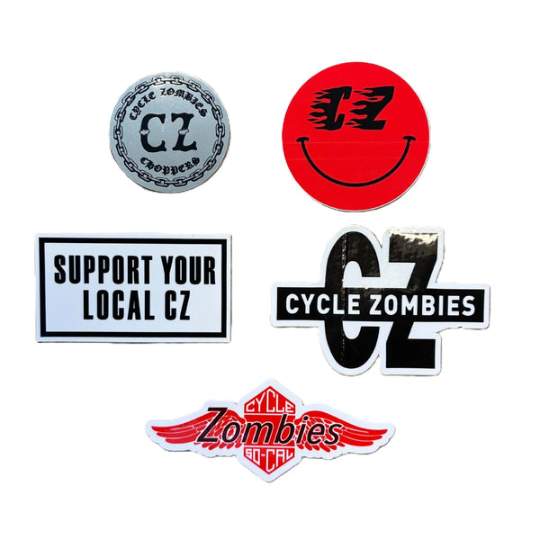 CYCLE ZOMBIES - CZ STICKER PACK - A