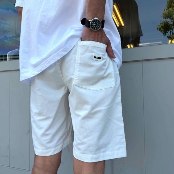 BLUCO - STRETCH SUMMERCORD EASY SHORTS - IVORY