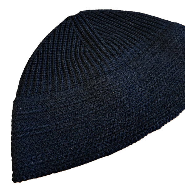 RACAL - KNIT SAILOR HAT - BLACK