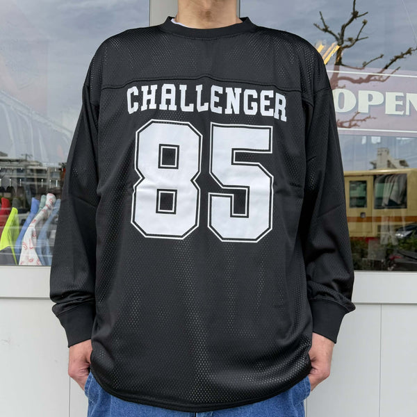 CHALLENGER - L/S NUMBERS DRY MESH TEE - BLACK