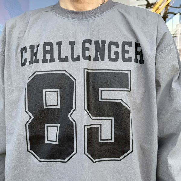 CHALLENGER - L/S NUMBERS WIND CREW - GRAY