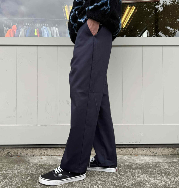 PAWG - ORIGINAL T/C WIDE TAPERED PANTS - NAVY