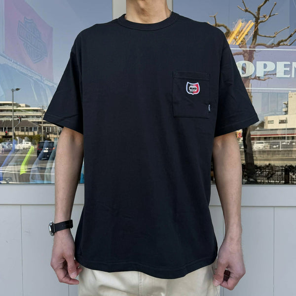 BLUCO - DRY COTTON POCKET T-SHIRT -CHAMP- BLACK