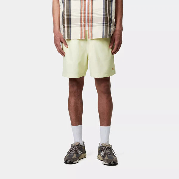 Carhartt WIP - CHASE SWIM TRUNKS - AIR GREEN/GOLD