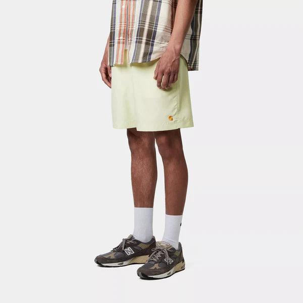 Carhartt WIP - CHASE SWIM TRUNKS - AIR GREEN/GOLD