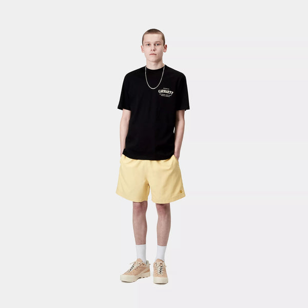 Carhartt WIP - CHASE SWIM TRUNKS - AIR YELLOW/GOLD