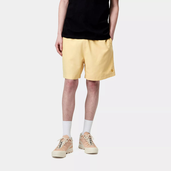 Carhartt WIP - CHASE SWIM TRUNKS - AIR YELLOW/GOLD