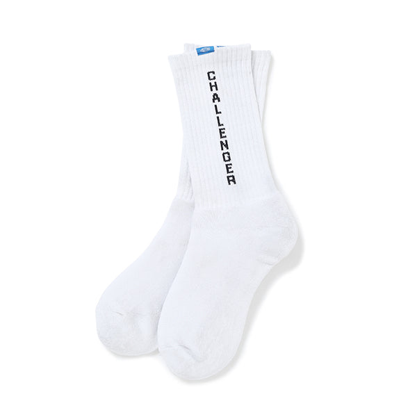 CHALLENGER - LOGO SOCKS - WHITE