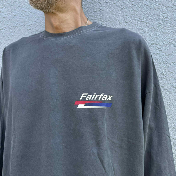 melple - PASADENA LONG SLEEVE (Fairfax) - BLACK
