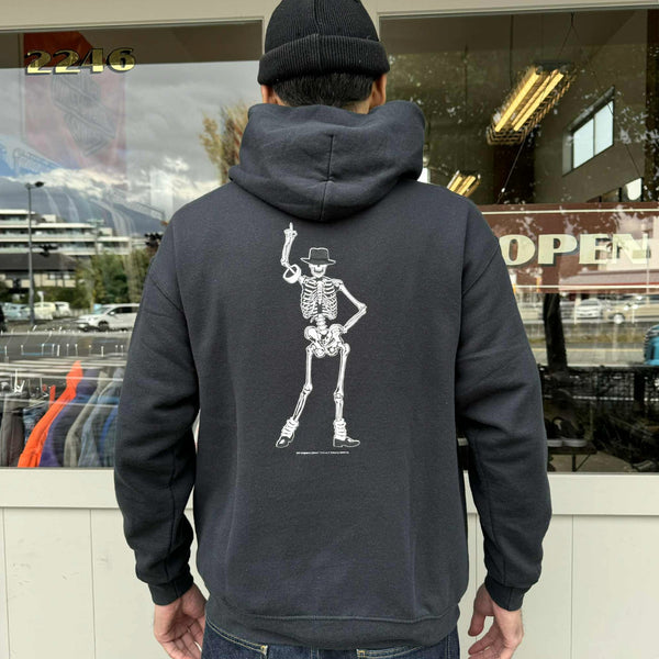 JERZEES - 'DIA DE MUERTOS'PULL HOODIE - BLACK