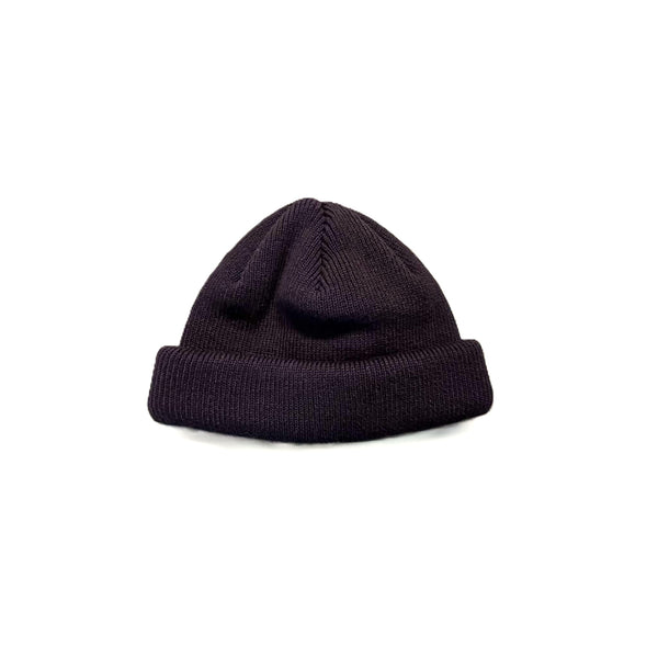 RACAL - ROLL KNIT CAP - D.BROWN