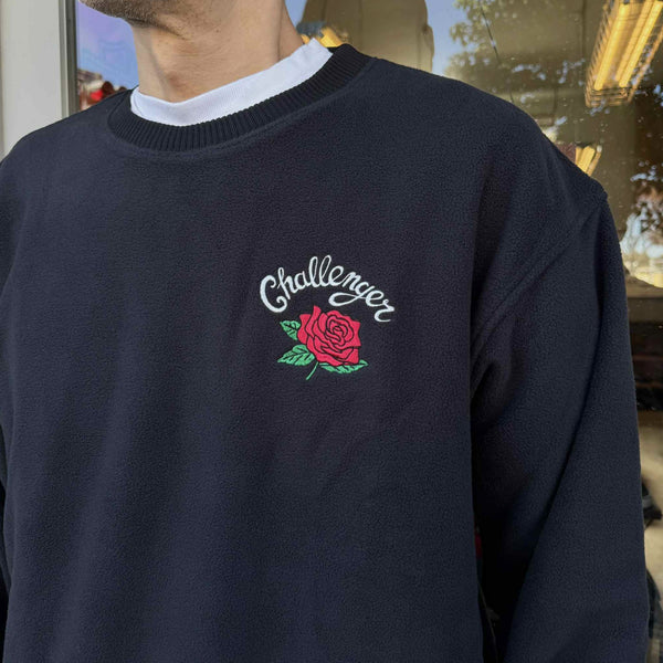 CHALLENGER - ROSE C/N FLEECE - BLACK