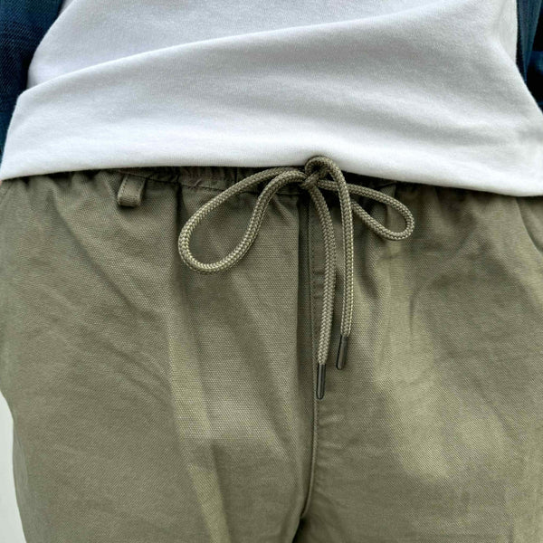 FIVE BROTHER - DUCK EASY PANTS - L.OLIVE