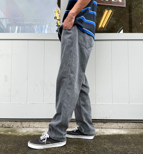 BLUCO - JAPAN DENIM EASY COWBOY PANTS - BLACK FADE