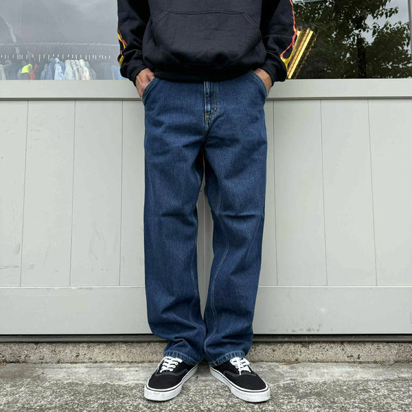 Carhartt WIP - SINGLE KNEE PANT - BLUE STONE WASHED