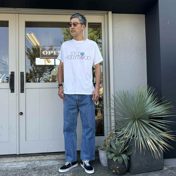 melple - PASADENA SHORT SLEEVE HOLLYWOOD - WHITE