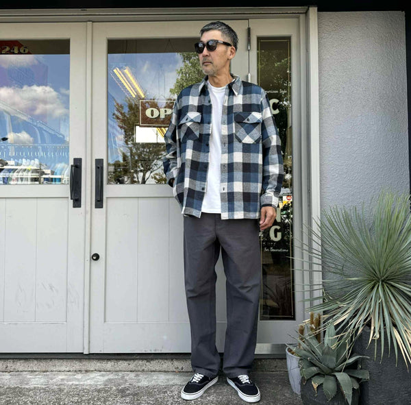 Carhartt WIP - SINGLE KNEE PANT - GRAPHITE RINSED