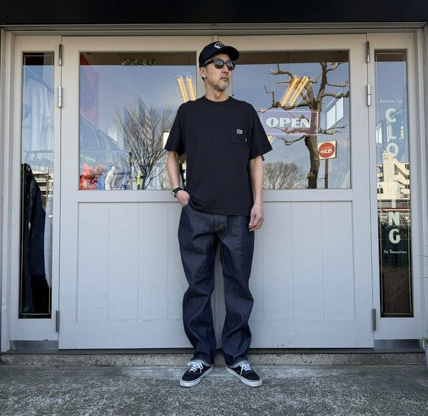 BLUCO - DRY COTTON POCKET T-SHIRT -BLC- BLACK