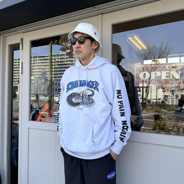 CHALLENGER - SNAKE HOODIE - GRAY