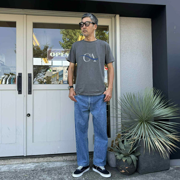 melple - PASADENA SHORT SLEEVE CA - BLACK