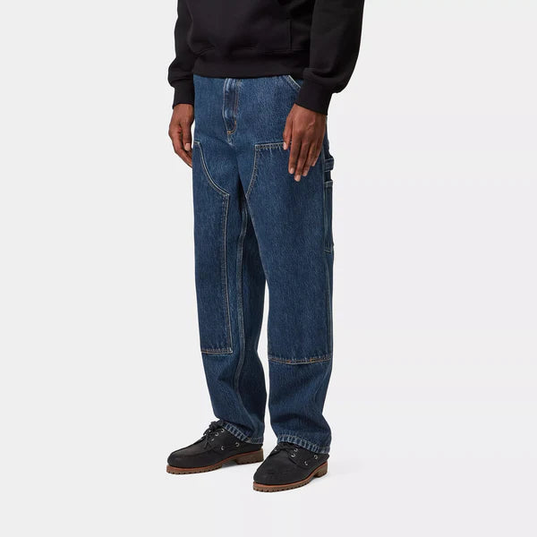Carhartt WIP - DOUBLE KNEE PANT - BLUE STONE WASHED