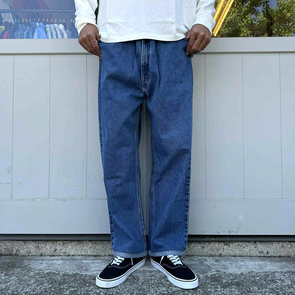 THRIFTY LOOK - LEVIS 550 ONE-TUCK PANTS - BLUE