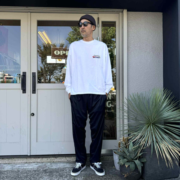 melple - PASADENA LONG SLEEVE (Fairfax) - WHITE